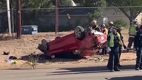 Crash at Knickerbocker and Twin Mountain on. Oct. 20, 2023