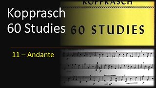 🎺🎺Kopprasch 60 Studies for Trumpet - 11 Andante