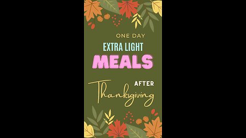 Lighten Up: Try One Day of Extra Light Meals to Lose Weight