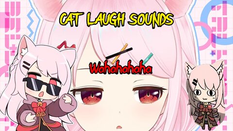 [Vtuber] Bell Nekonogi wahahahaha best cat laugh sounds