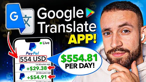 Get Paid +$20 EVERY 20 Minutes From APP Google Translate $400 / day ( Make Money Online)