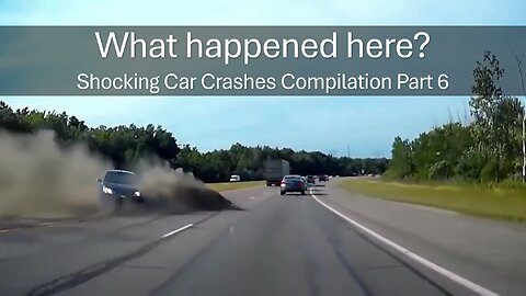 What happened here? Shocking Car Crashes Compilation Part 6