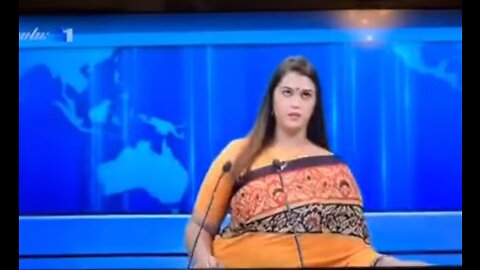 MBC News Anchor (Mauritius) Yatchna Mishra collapsed live on air Sep.2022