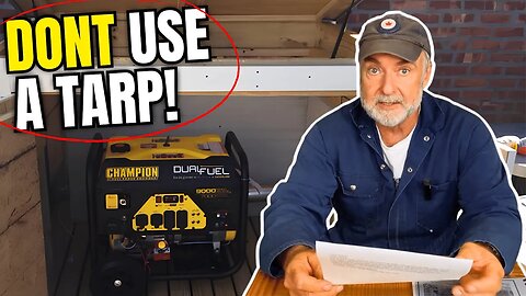 BEST Way to Store a Generator Outside