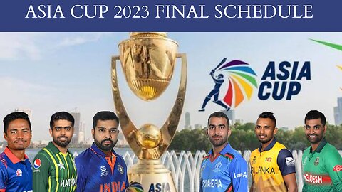 Asia cup 2023 complete schedule