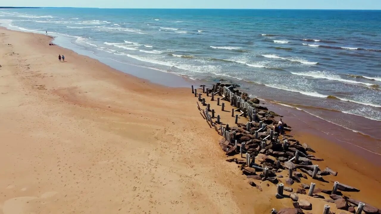 Flying Around Tracadie Beach PEI