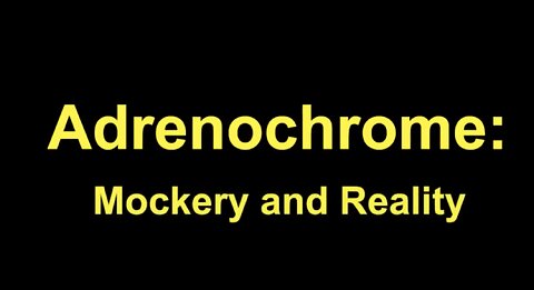 Adrenochrome: Mockery and Reality - Featuring Gene "Decode", Charlie Freak and Jim Caviezel