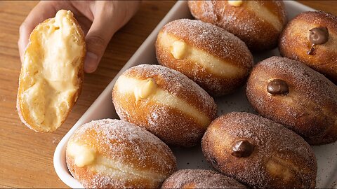 The Making process of yummy doughnuts