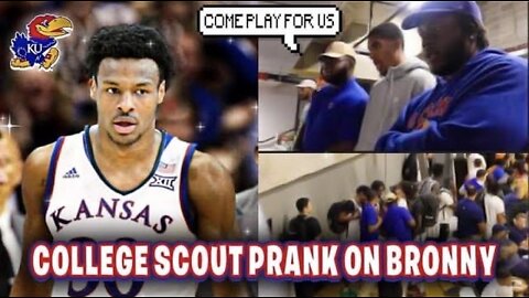 College Basketball Scout Prank on Lebron James Son!