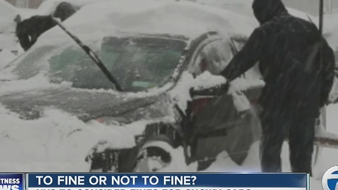 Could New York State issue fines for snowy cars?