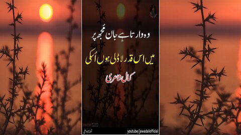 🔥Best Urdu Poetry Whatsapp Status 2022 ❤️ Sad Shero Shayari | 2 Line Heart Touching Shayari ❤️