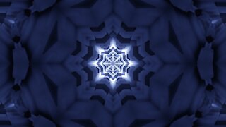 FREE background video vj loop | blinking star shaped kalaidoscope mandala pattern