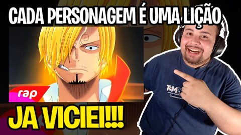 REACT Rap do Sanji (One Piece) - APENAS UM TRAGO | NERD HITS