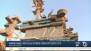 Abraham Lincoln strike group deploys