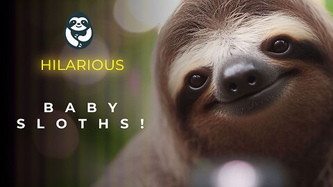 Laugh Riot: Adorable Baby Sloths Caught in Hilarious Shenanigans!