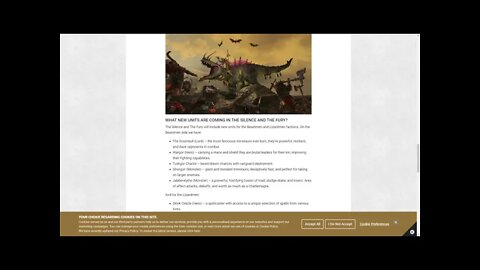 2021 TOTAL WAR WARHAMMER II THE SILENCE & THE FURY DLC Coming