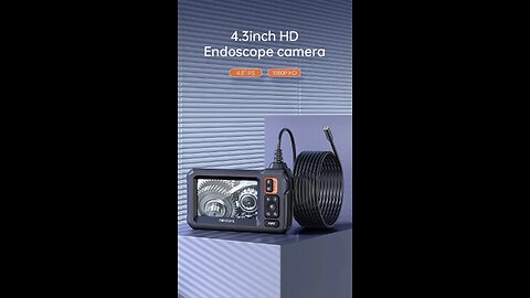 ndustrial Endoscope Camera 8mm HD1080P 4.3inch IPS Screen