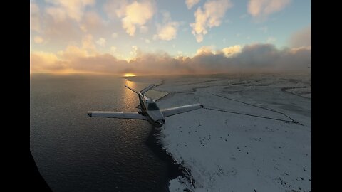 MSFS VR, V-35B Bonanza over Alaska PAUA to PACS