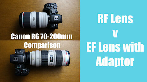 Canon R6 with the EF lens Adapter - Does it work?