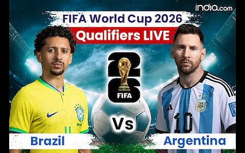 Brazil vs Argentina 0 - 1 FIFA Qualifier Football | Soccer