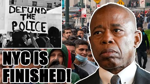 NYC mayor Eric Adams DEFUNDS THE POLICE! FIRES police officers to pay for UNGRATEFUL Illegal Aliens!