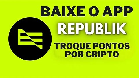 APP REPUBLIK UMA REDE SOCIAL MONETIZADA ACUMULE PONTOS E TROQUE POR AIRDROP DE FI ATUALIZAÇÃO