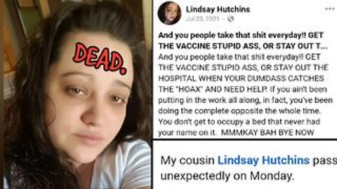 Killed by "The Hoax!" - She Ran That Vaccinated Mouth a Little Too Much!