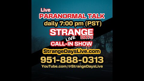 Strange Days Live - 12/09/23 - Chemtrails & Michael Marcum