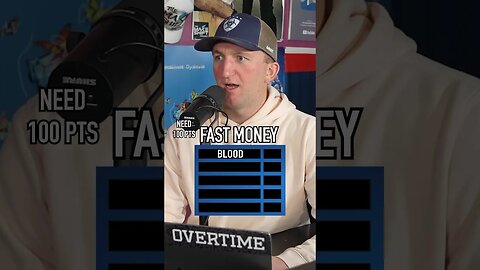 FAST MONEY!! Did He Get 100 Points?! #shorts #familyfeud #fastmoney #game