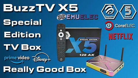 BuzzTV X5 128 AX Remarkable Android TV Box Indeed Full Video