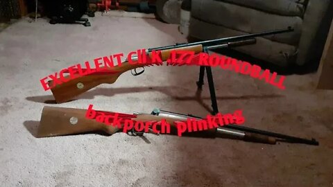 Excellent Cll K .177 roundball *backporch plinking