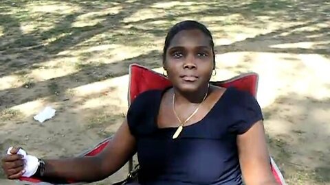 Sonja Robinson at the Black Family Reunion.AVI