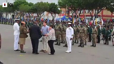 Watch: President Ramaphosa Awarding Medals to SANDF Members At The Armed Forces Day