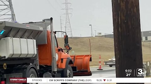 City of Omaha Public Works Dept. ready and waiting to plow their way through weekend storm