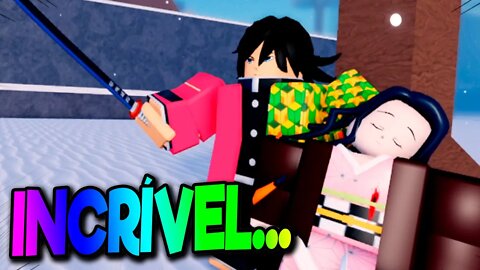 𝑨𝑴𝑬𝑰... ESSE JOGO DE DEMON SLAYER NO ROBLOX ME SURPREENDEU 𝘿𝙀𝙈𝘼𝙄𝙎