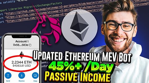 How to Make 45%+/DAY With an MEV Ethereum Bot - Updated Tutorial [No Downloads]