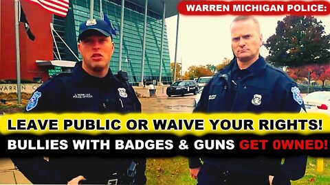 Bully Fail: POLICE PRESSURE MAN TO WAIVE CONSTITUTIONAL RIGHTS IN WARREN, MI (Uncovering America)