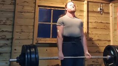 3x4 147.5 Kgs Deadlift Back-Offs. Last Set.