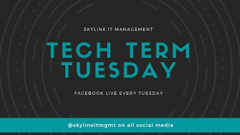 Tech Term Tuesday - The Dark Web