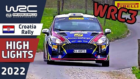 WRC Rally Highlights : Croatia Rally 2022 : WRC3 Day 2