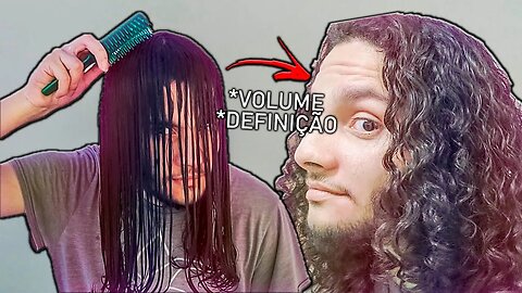 FINALIZAÇÃO ATUALIZADA CABELO ONDULADO 2C😱 | com DEFINIÇÕES + VOLUME✅️