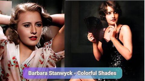 Rare Colorized Pics of Barbara Stanwyck Will Leave You Speechless!