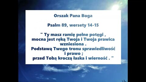 Orszak Pana Boga - Psalm 89, wersety 14-15