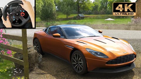 Aston Martin DB11 | Forza Horizon 4 | Logitech G29 Gameplay "4K"