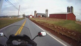 Riding Honda NT700V motorcycle in Lancaster, Dauphin, and Lebanon county Pennsylvania