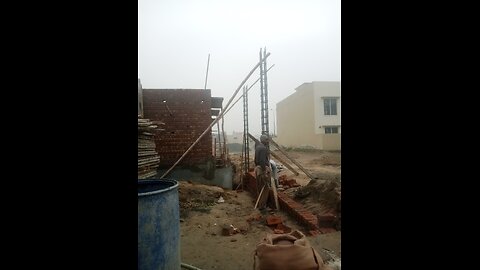 Construction of a wall in Pakistan how to lay mortar????