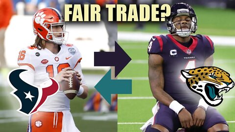 Should the Jaguars trade Trevor Lawrence for Deshaun Watson?