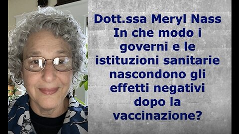 Come i governi e le istituzioni sanitarie nascondono gli effetti negativi dopo la vaccinazione