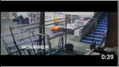 Guy collapses at work 👀