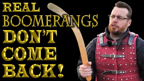 REAL boomerangs DONT COME BACK! | Underappreciated Historical Weapons